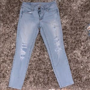 ripped skinny jeans - american eagle